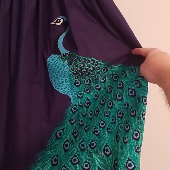 Kate Spade Poplin Peacock dress - Picture 5 of 6
